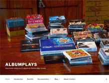 Tablet Screenshot of albumplays.com